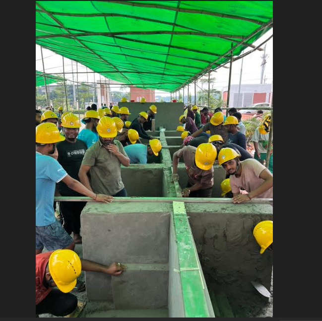 Construction Scaffolding Yard